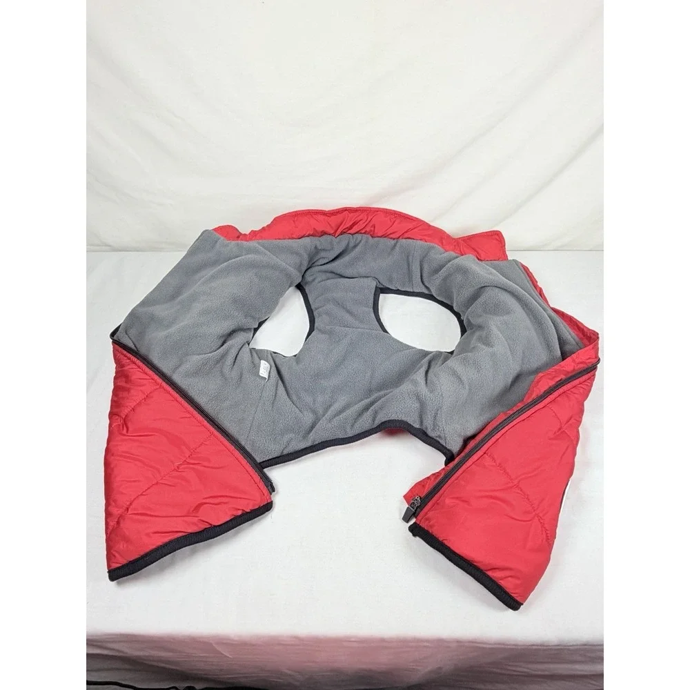 Dog Winter Jacket with Harness Windproof Waterproof Pet Warm Dog Clothing Coat